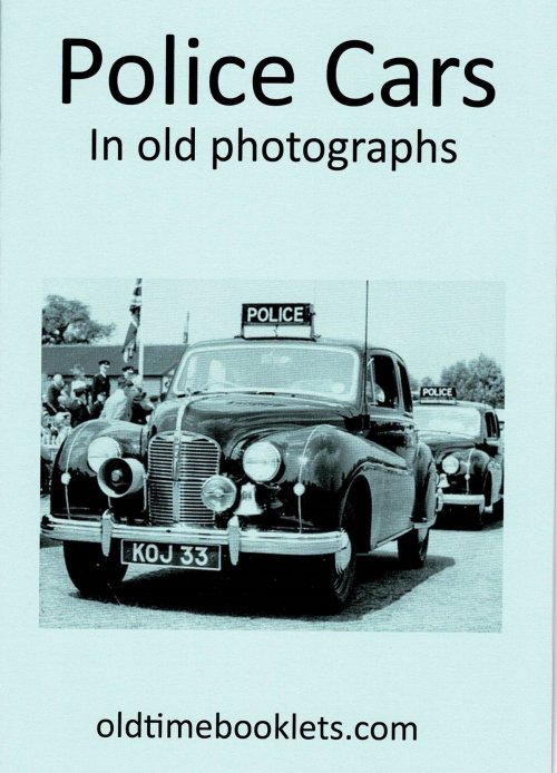 Police Cars in old photographs